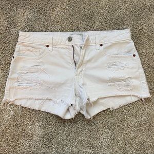 Abercrombie & Fitch White Harper Shorts size 27